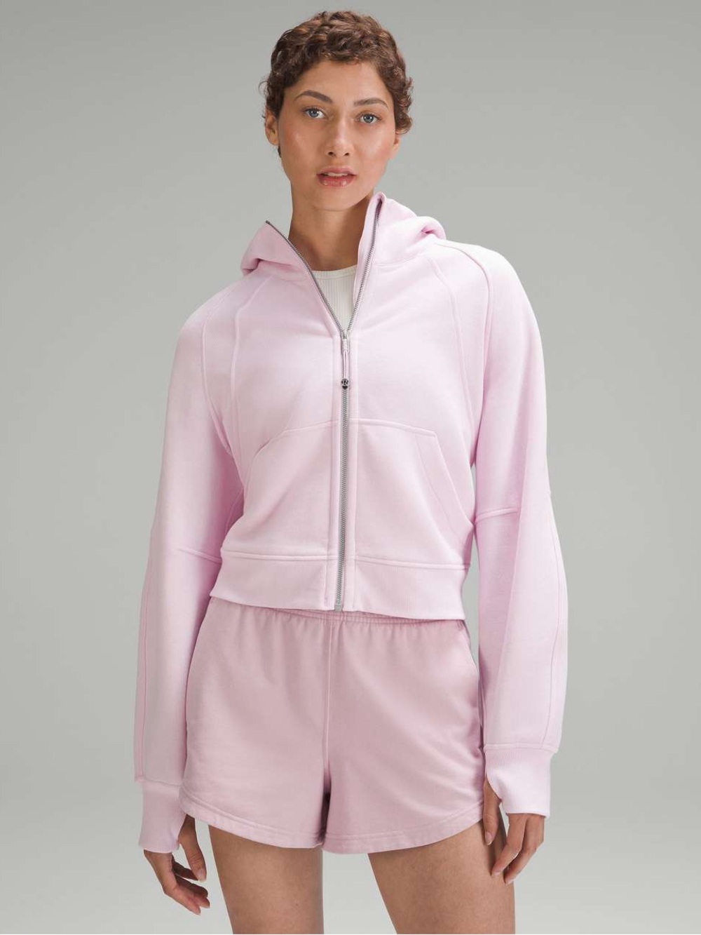 Lululemon Scuba Oversized Full Zip - Meadowsweet Pink